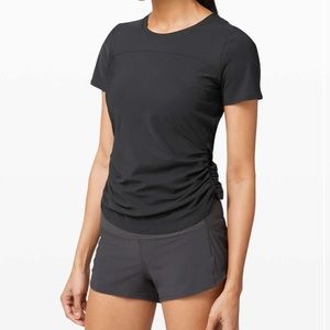 NWT Lululemon Run off Route Short Sleeve